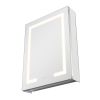 Lighted Medicine Cabinet with Mirror, 20 x 26 in Recessed or Wall Mount, 3 Color Dimmable LED Bathroom Medicine Cabinet with Double-Side Mirror