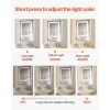Lighted Medicine Cabinet with Mirror, 20 x 26 in Recessed or Wall Mount, 3 Color Dimmable LED Bathroom Medicine Cabinet with Double-Side Mirror