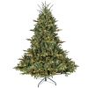 4ft Christmas Tree PE PVC Mixed Tree Automatic Xmas Decoration Led Light for Artificial Christmas Tree