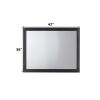 Naima Black Finish Mirror