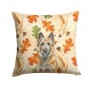 Belgian Laekenois Heirloom Fall Throw Pillow Decorative Indoor Outdoor Accent Cushion for Couch, Bed or Patio, 18Hx18W