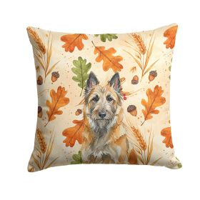 Belgian Laekenois Heirloom Fall Throw Pillow Decorative Indoor Outdoor Accent Cushion for Couch, Bed or Patio, 18Hx18W