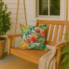 Connecticut Mountain Laurels in Watercolor Throw Pillow Machine Washable, Indoor Outdoor Decorative Pillow for Couch, Bed or Patio, 18Hx18W