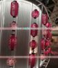 Japanese-style Paper Lantern Handmade Rose red Sakura Hanging Lampshade Decorative Home Restaurant Round