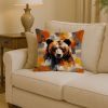 Bear Uniquely Bear Pride Throw Pillow Machine Washable, Indoor Outdoor Decorative Pillow for Couch, Bed or Patio, 14Hx14W