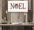 "Christmas Noel" by Lori Deiter, Ready to Hang Framed Print, White Frame