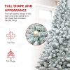 5ft Pvc Mixed Flocked Small XmasTree Pine Cone Hinged Automatic christmas Tree Artificial