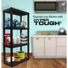 4-tier Interlocking Shelf (Black)