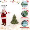 4ft Christmas Tree PE PVC Mixed Tree Automatic Xmas Decoration Led Light for Artificial Christmas Tree