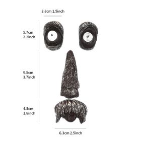1pc Funny Tree Faces Decor, Old Man Tree Face Decoration, Yard Art (Color: C)