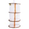 Layers Drying Net for Herbs Hanging Basket Folding Dry Rack Herb Drying Net Dryer Bag Mesh For Flowers Buds Plants Organizer
