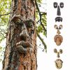 1pc Funny Tree Faces Decor, Old Man Tree Face Decoration, Yard Art